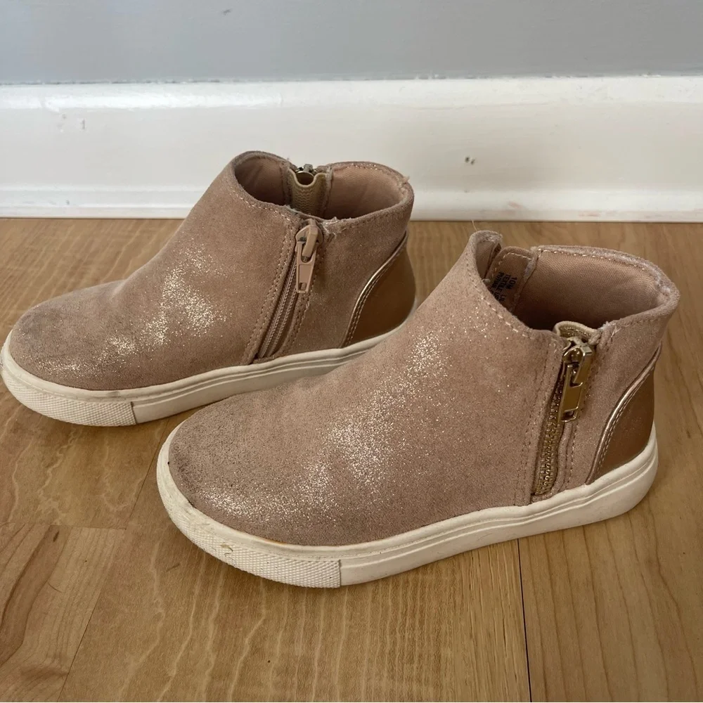 Kelly & Katie Lil Sophia High-Top Booties Sparkle Size 10M Winter Boot